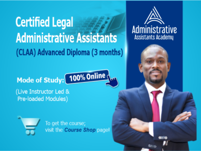 Certified Legal Admin Assistants (Advanced Diploma)
