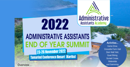 2022 Administrative Professionals End of Year Summit – Kariba (ZWL)