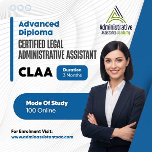 Certified Legal Administrative Assistant (CLAA) Advanced Diploma