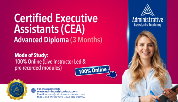 Certified Executive Assistant (CEA) Advanced Diploma