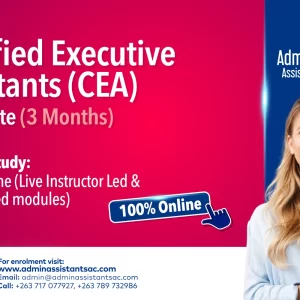Certified Executive Assistants (CEA) Certificate