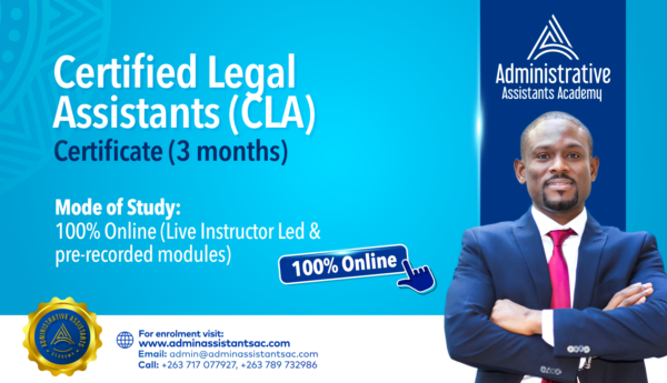 Certified Legal Administrative Assistant (CLAA) Certificate
