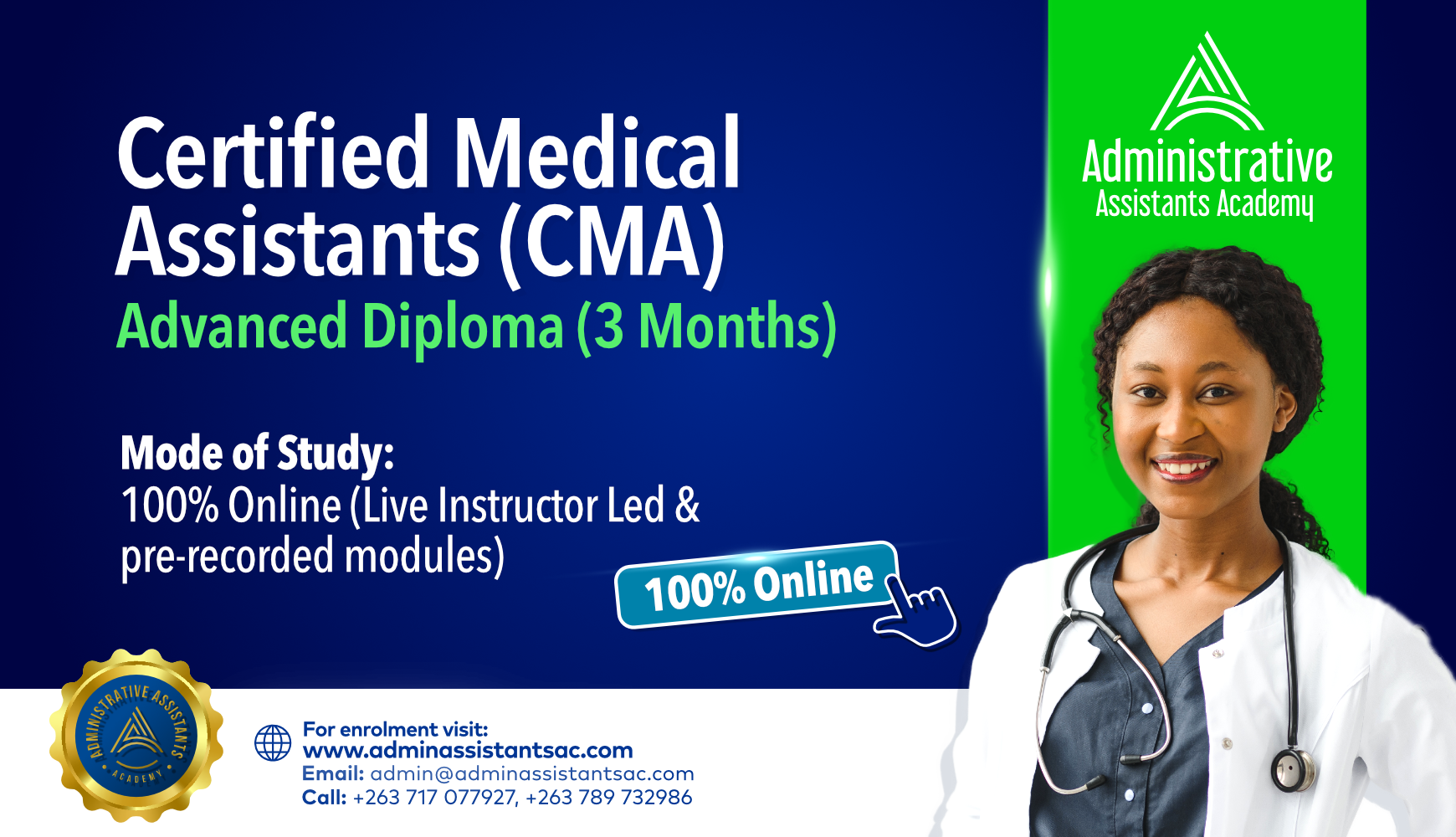 Certified Medical Administrative Assistants (CMAA) Advanced Diploma