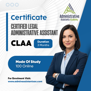 Certified Legal Administrative Assistant (CLAA) Certificate